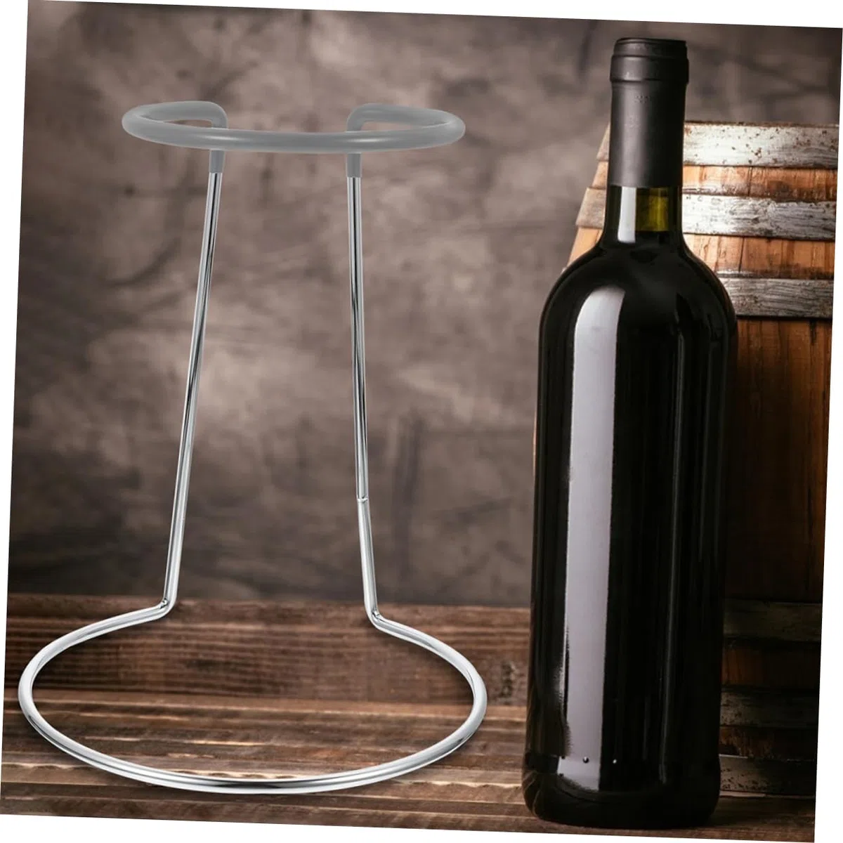 MAGICLULU Supporto Copertura Essiccazione per Pezzi Ferro e 2 Decanter in Grigia Protettiva Bicchieri e Decanter da Vino per Cucina e Casa