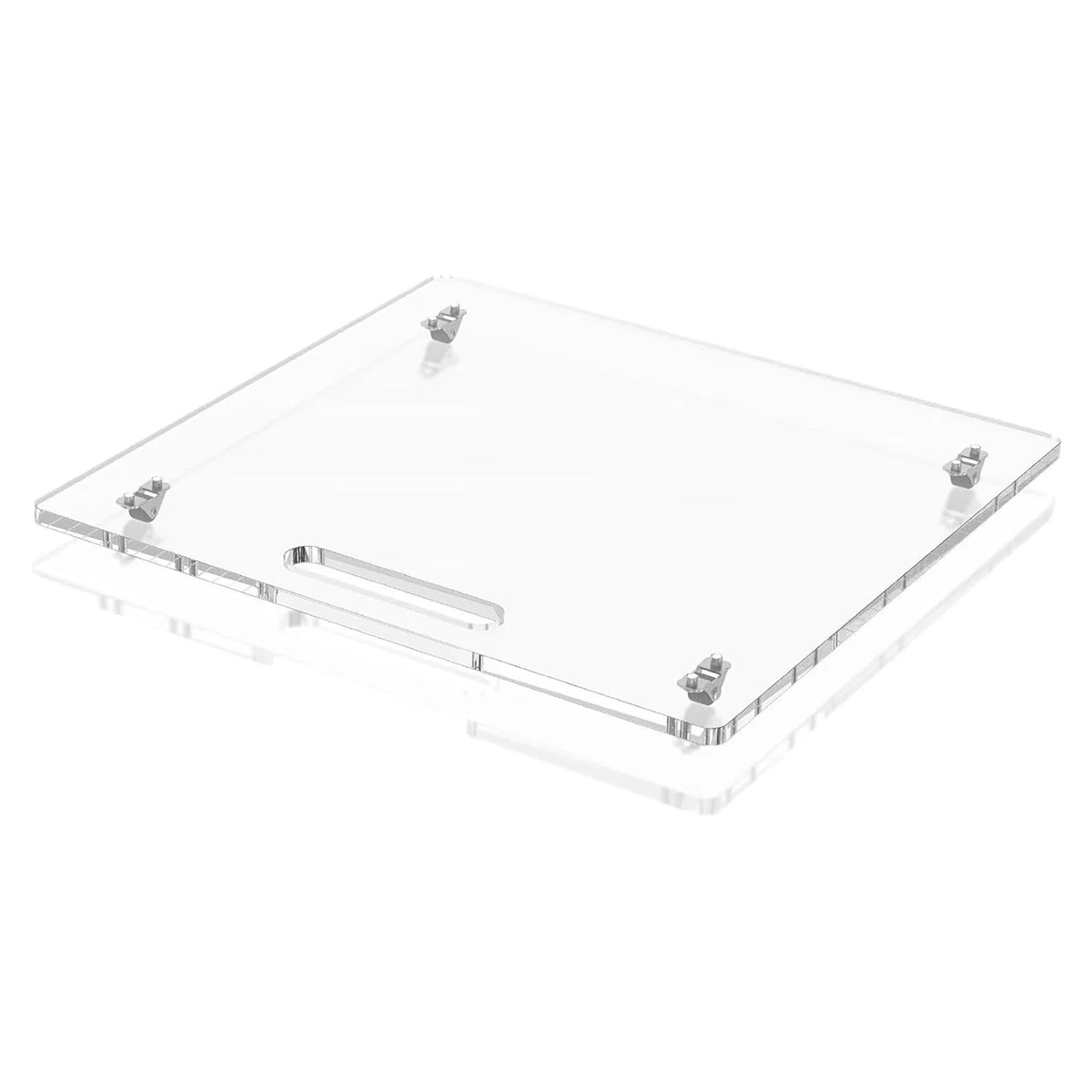 Vassoio Scorrevole Per Elettrodomestici Cucina - Vassoio Elettrodomestici In Acrilico Con Rotelle Gomma | Piano Con Rotelle 36x33 Cm Organizzatore Per Da Cucina