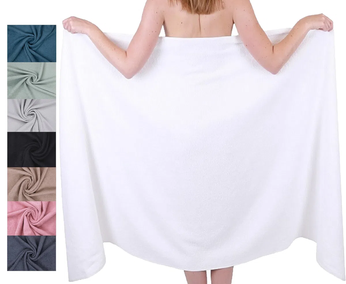 Betz Asciugamano da bagno XXL BERLIN 100% cotone 100x200 cm bianco