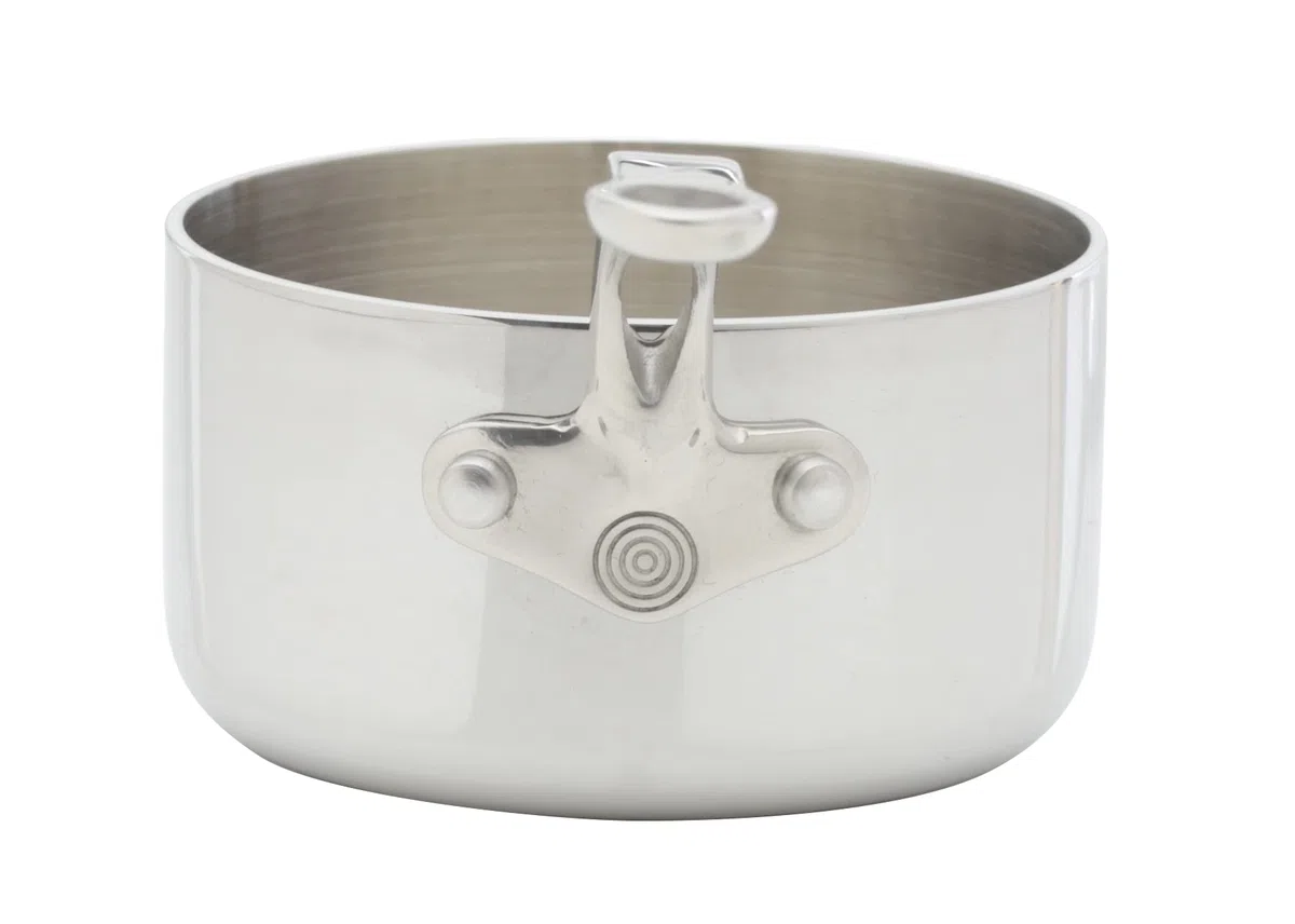 ProWare Mini padella in acciaio inox a tre strati, 9 cm