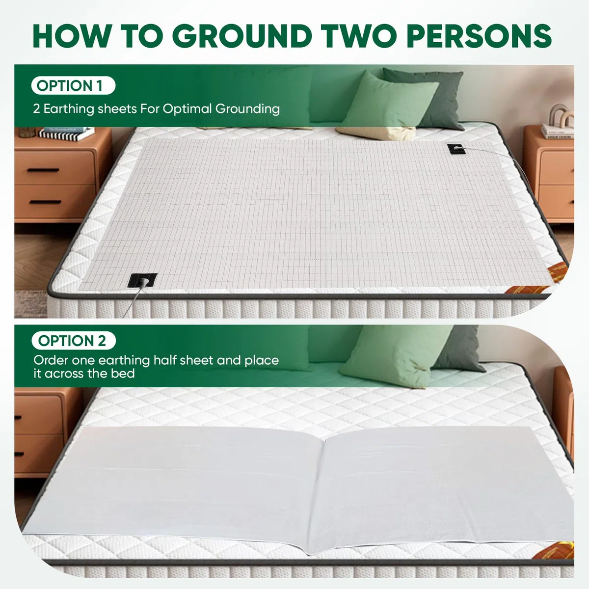 Grounding Well Mat, 68×132cm Grounding Mat Earthing UK Grounding Sheets UK Healthy Earth Energy Mat for Improved Sleep Reduced Anxiety Pain Inflammation Headache Relief Balance