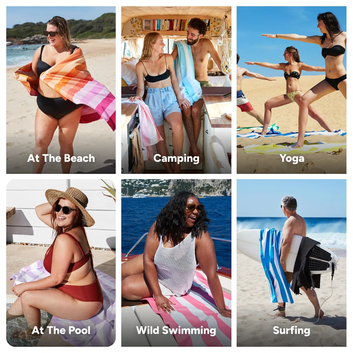 Dock & Bay Telo Mare - per Viaggi, Nuoto, Campeggio, Vacanze - Super Assorbente, Asciugatura Rapida, Senza Sabbia - Compatto, Leggero - Materiali Riciclati al 100% - Include Borsa