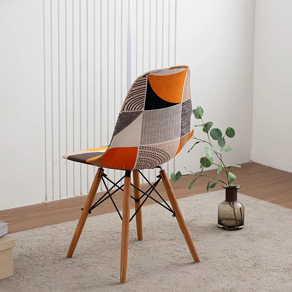 Coprisedia Scandinave per sala da pranzo Coprisedie Fodera per sedia da Pranzo Scandinave Coprisedia a forma curva 4 pezzi Penisola
