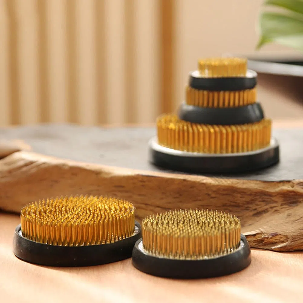 Vassoio Accessori Mini Piante 6 Pz Giapponese Kenzan Disposizione Fiori Rana Fiore Rana Pin Holder Kenzan Ikebana Fiore Rana Ikebana Arrangiatore di Fiori Vassoio D'epoca
