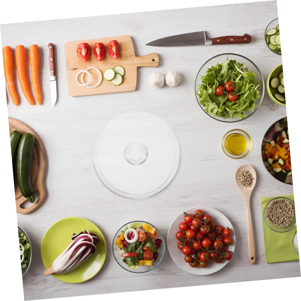 Cabilock Coperchio in Vetro Trasparente per Microonde da Protezione Antischizzi per Alimenti Resistente alle Alte Temperature Coperchio per Forno Microonde