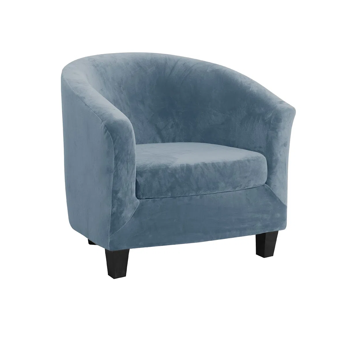 TOPCHANCES Copripoltrona Chesterfield 2 Pezzi,Elasticizzato Fodere Copripoltrona 1 Posto,Velluto Fodera Poltrona Club Tullsta per Bar Soggiorno Camera da Letto Reception