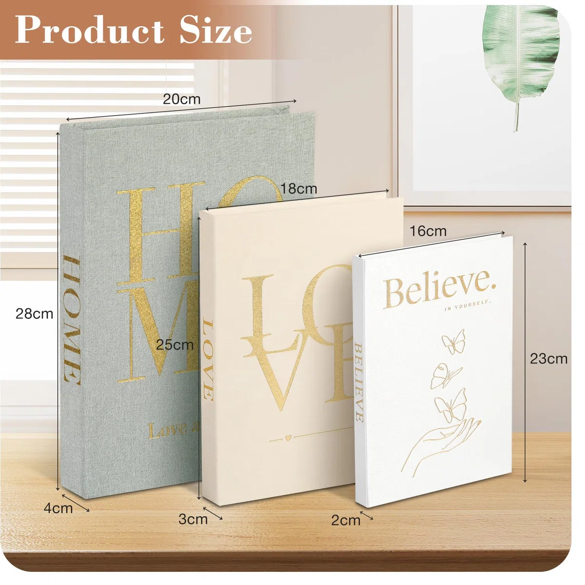 3 pezzi Libri Decorativi Libri Decorativi Arredamento con Magnetica Libri Finti Decorativi per Arredamento Moderno Libreria Café Hotel