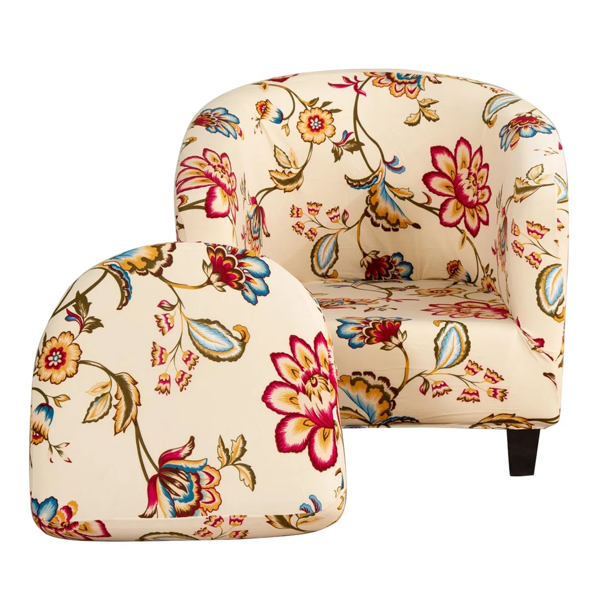 Copribraccioli Cabriolet Tullsta Fodera per Poltrona Chesterfield Copripoltrona 2 pezzi Elasticizzato