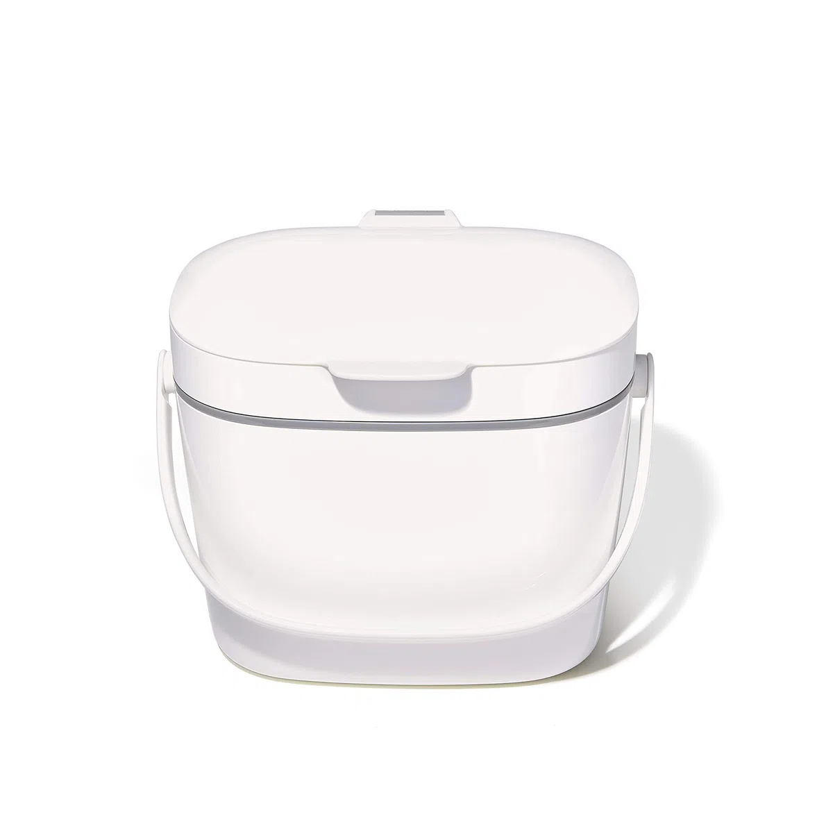 OXO Good Grips Contenitore da Cucina per Compost, Bianco/Grigio, 6.6 L