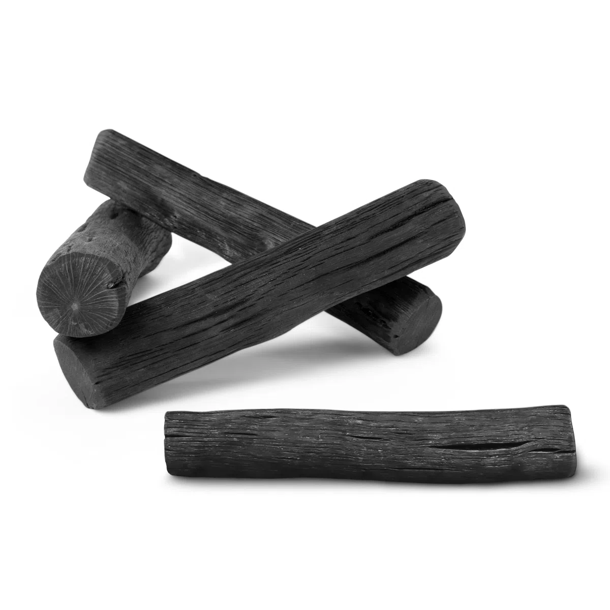 black+blum filtri acqua carbone attivo set 4 pezzi, bastoncini Binchotan 2,5x12 cm, 6 mesi utilizzo, legno naturale nero, filtrazione 100% naturale acqua potabile, arricchita con preziosi minerali