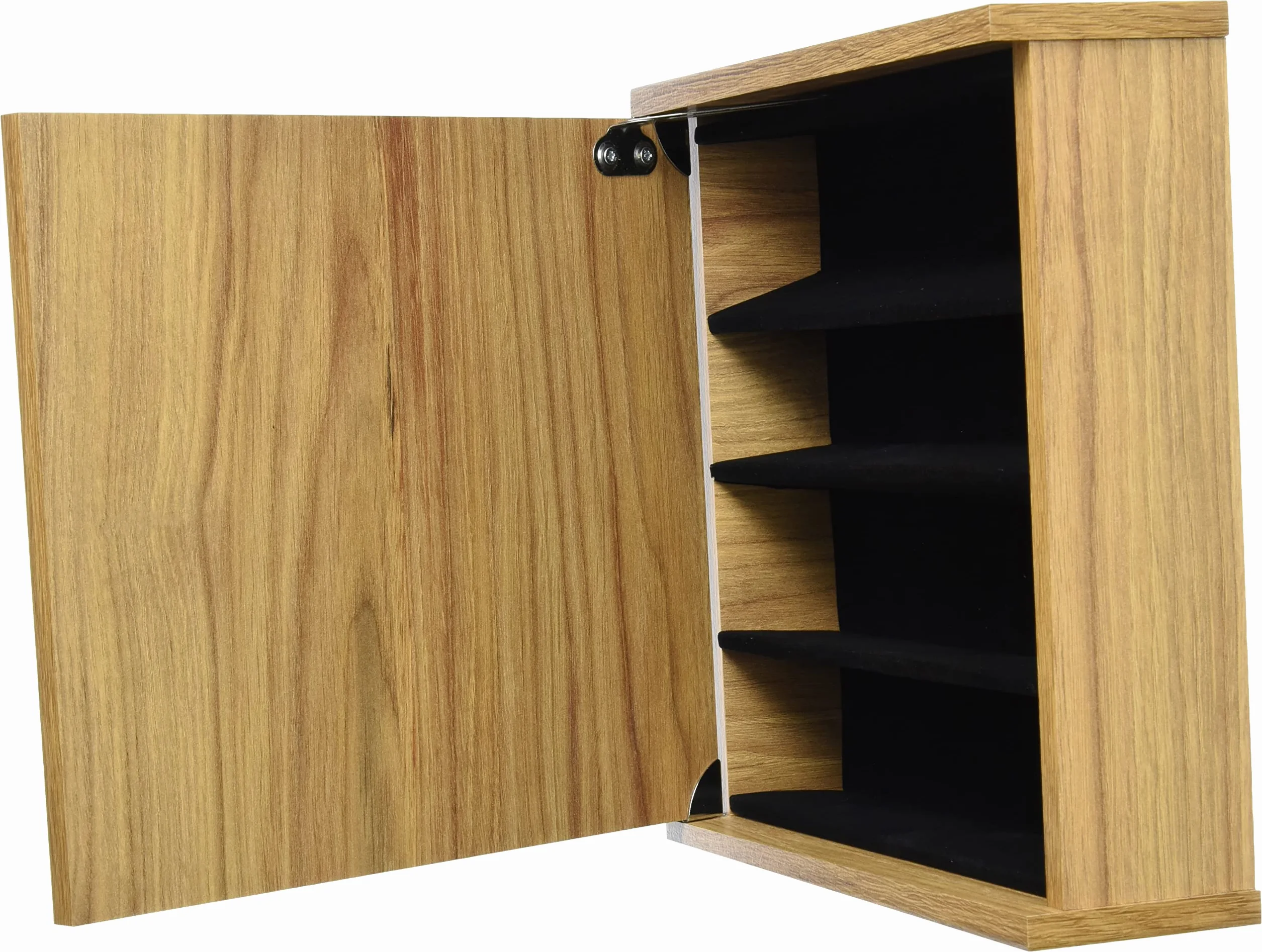 Albert de Thiers - Portaposate 4 scomparti - Set per la casa fino a 48 pezzi - Effetto rovere chiaro, 27,5 x 26 x 7 cm, 490326