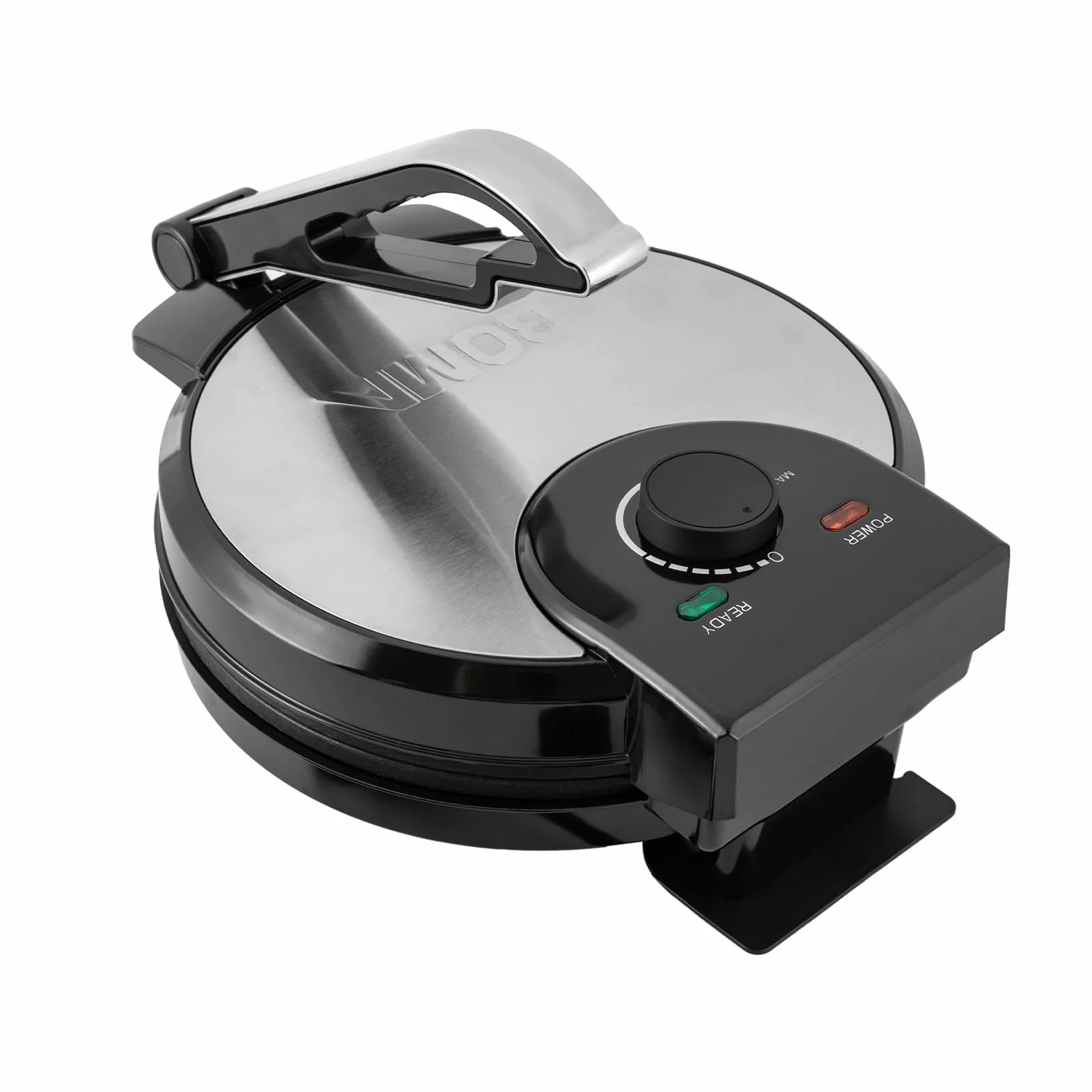 Roti Maker, 1200 W, riscaldamento elettrico a doppio lato in acciaio inox Tortilla Maker, pressa per farina di mais, rivestimento antiaderente, regolazione della temperatura, per tortillas,