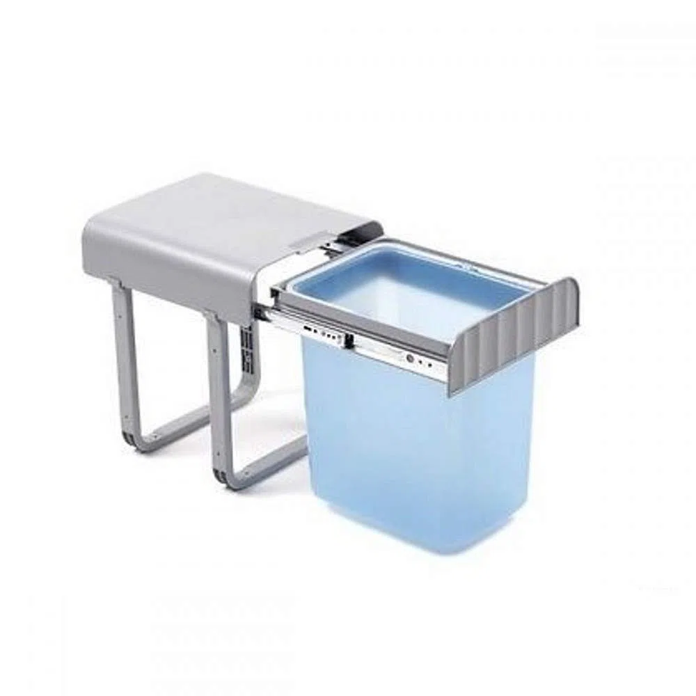 Pattumiera cucina sottolavello plastica scorrevole 16 litri 1 cesto