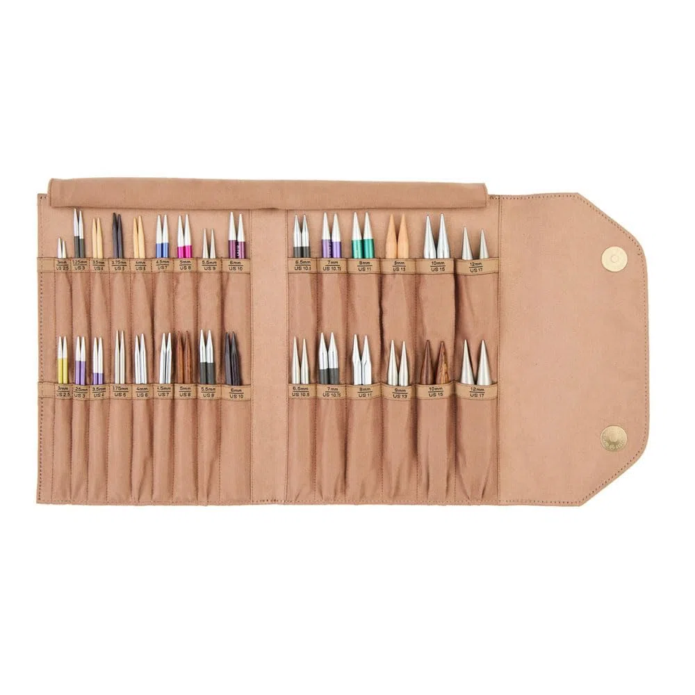 KnitPro Clay Inter. astuccio per ferri da maglia 22x17,5x1,5cm -1pz