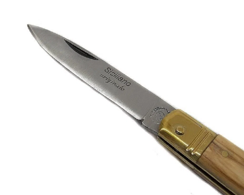COLTELLO SICILIANO CM 17 ULIVO