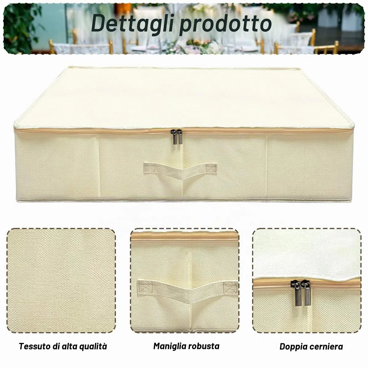 Scatola portaoggetti per sposa, con 40 fogli e 1 paio di guanti in microfibra di carta velina priva di acidi, per conservare abiti da sposa