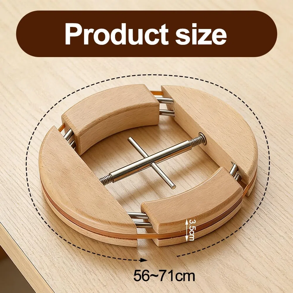 Tenditore per cappelli a 4 vie, estensore per cappelli a quattro vie, fibbia girevole regolabile, per cappelli da cowboy, Fedora, cappelli da baseball, Easy to Stretch
