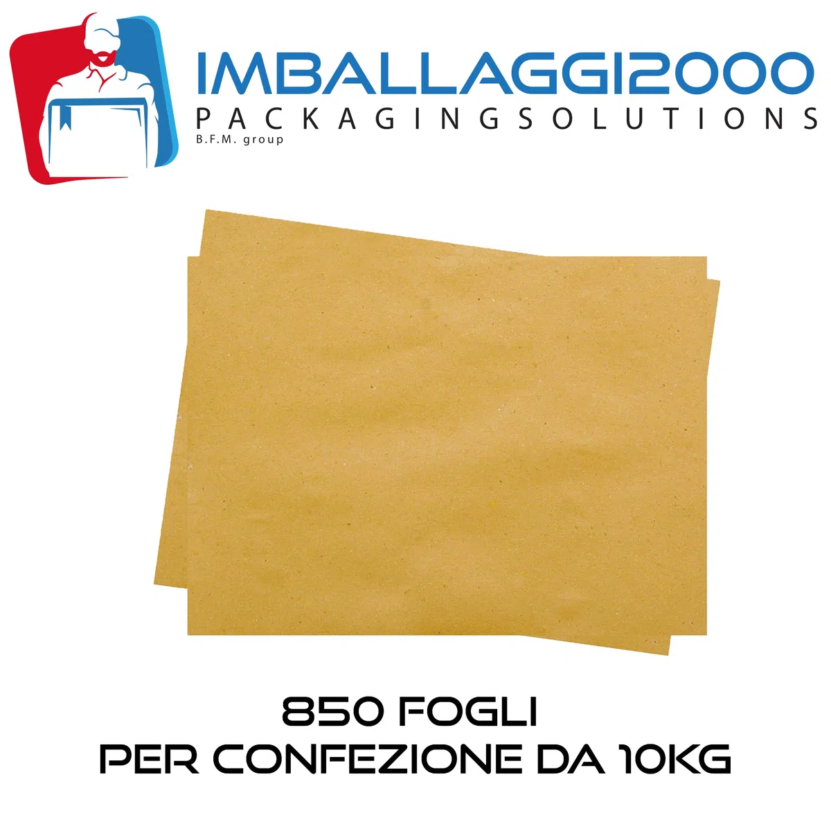 IMBALLAGGI 2000 - Tovagliette in Carta Paglia 33x44cm, Resistenti assorbenti