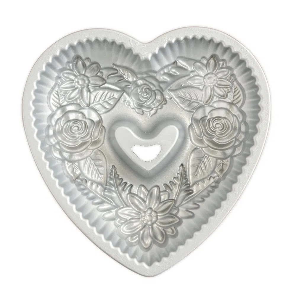 Nordic Ware Fasce con cuori floreali, 6 tazze