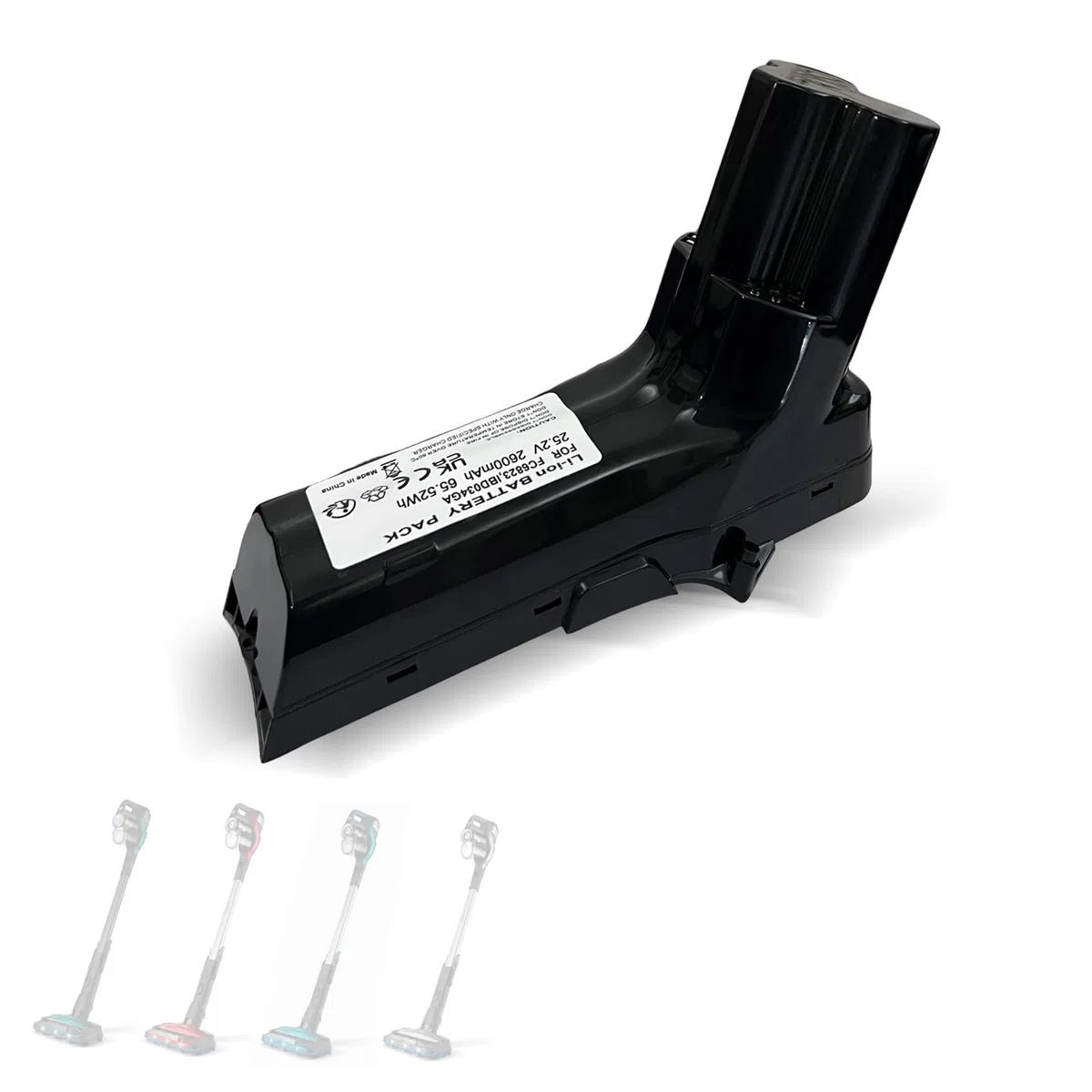 Batteria da 25,2 V per aspirapolvere Philips SpeedPro, compatibile con Philips SpeedPro Max Aqua, XC7042/01, XC8147, FC6822, FC6823, FC6904, FC6908, FC6822/01, XC8043/01, XC8045/01R1, FC6827, FC6828