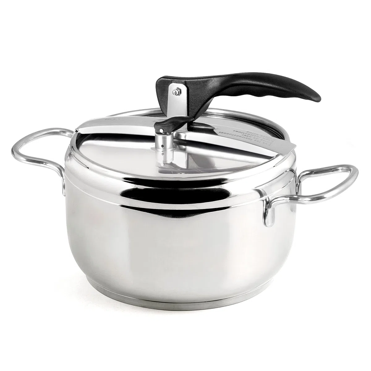 Pentola a Pressione, Acciaio Inox, Capienza 5 L, Triplo Fonto Adatto a Tutti i Piani di Cottura compreso l'Induzione, Cucina Rapida e Risparmio d'Energia, Lavabile in Lavastoviglie