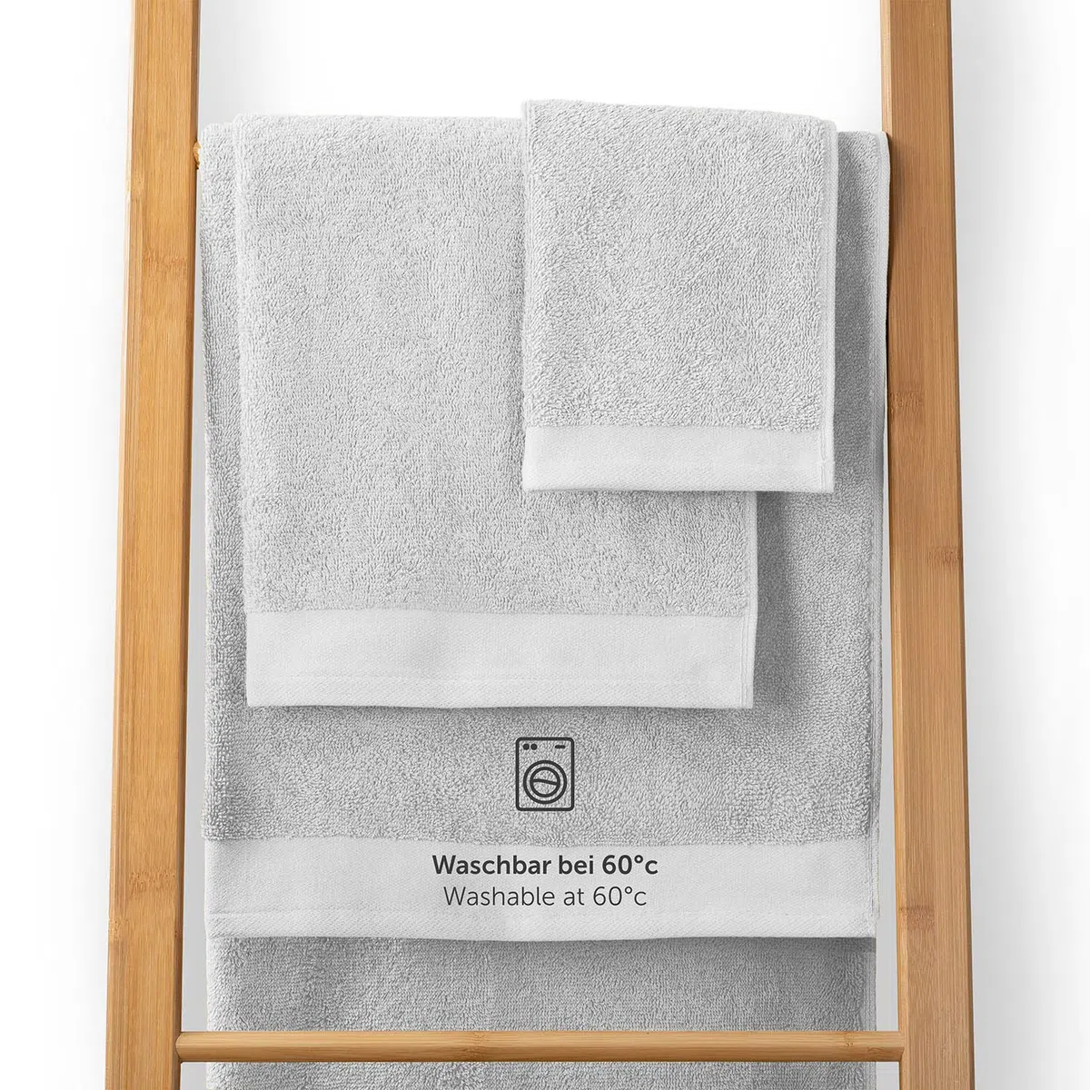 Blumtal Asciugamani Bagno, Asciugamani Telo Doccia, 100% Cotone Certificato Oeko-Tex 100, 2 Telo Bagno Grande (80x200cm), Bianco