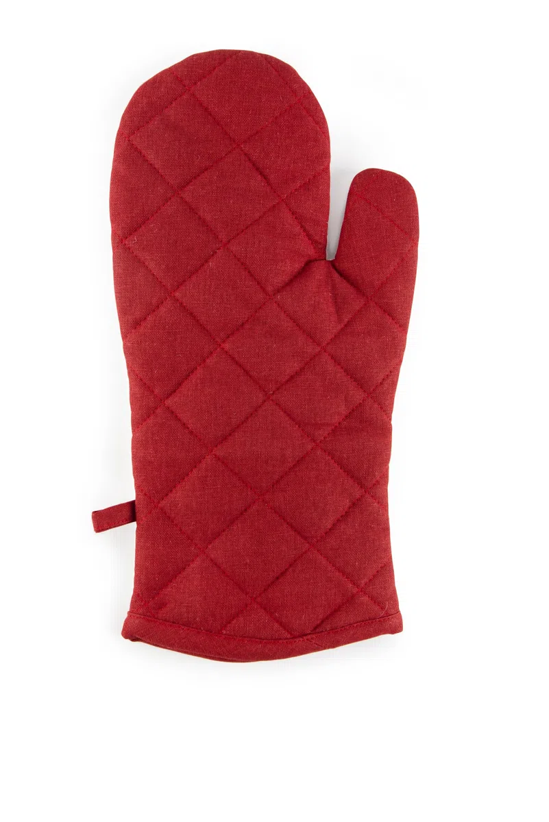 Excelsa Merry Christmas Set Tessile Cucina, Guanto Forno, Presina e Canovaccio, Cotone, Imbottitura Poliestere