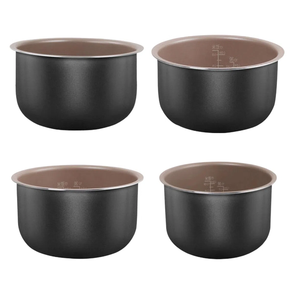 Pentole interne di ricambio per cucine elettriche 2L 3L 4L 5L Dimensioni Superfici Ottimizzate Conducibilità Termica Ricambio Ciotola Cuociriso