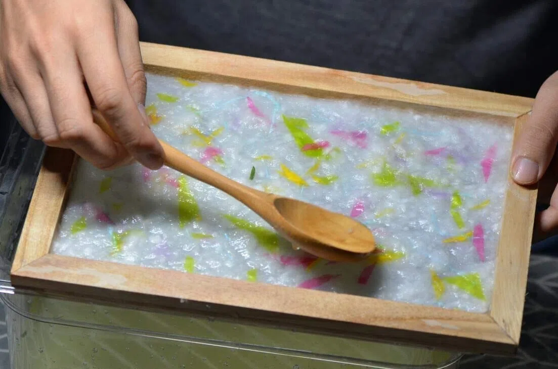 4 pezzi per la fabbricazione della carta da parati tradizionale stampo in legno strumento per la creazione di carta per bambini e adulti fai da te fai da te (19 x 25 cm)