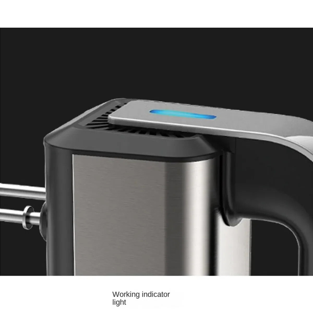 VOLTIX Sbattitore Elettrico 800W con 5 Velocità e Funzione Turbo, Frusta Elettrica con 2 Fruste & 2 Ganci in Acciaio Inox, Pulsante di Espulsione, Perfetto per Uova, Torte, Pane e Impasti