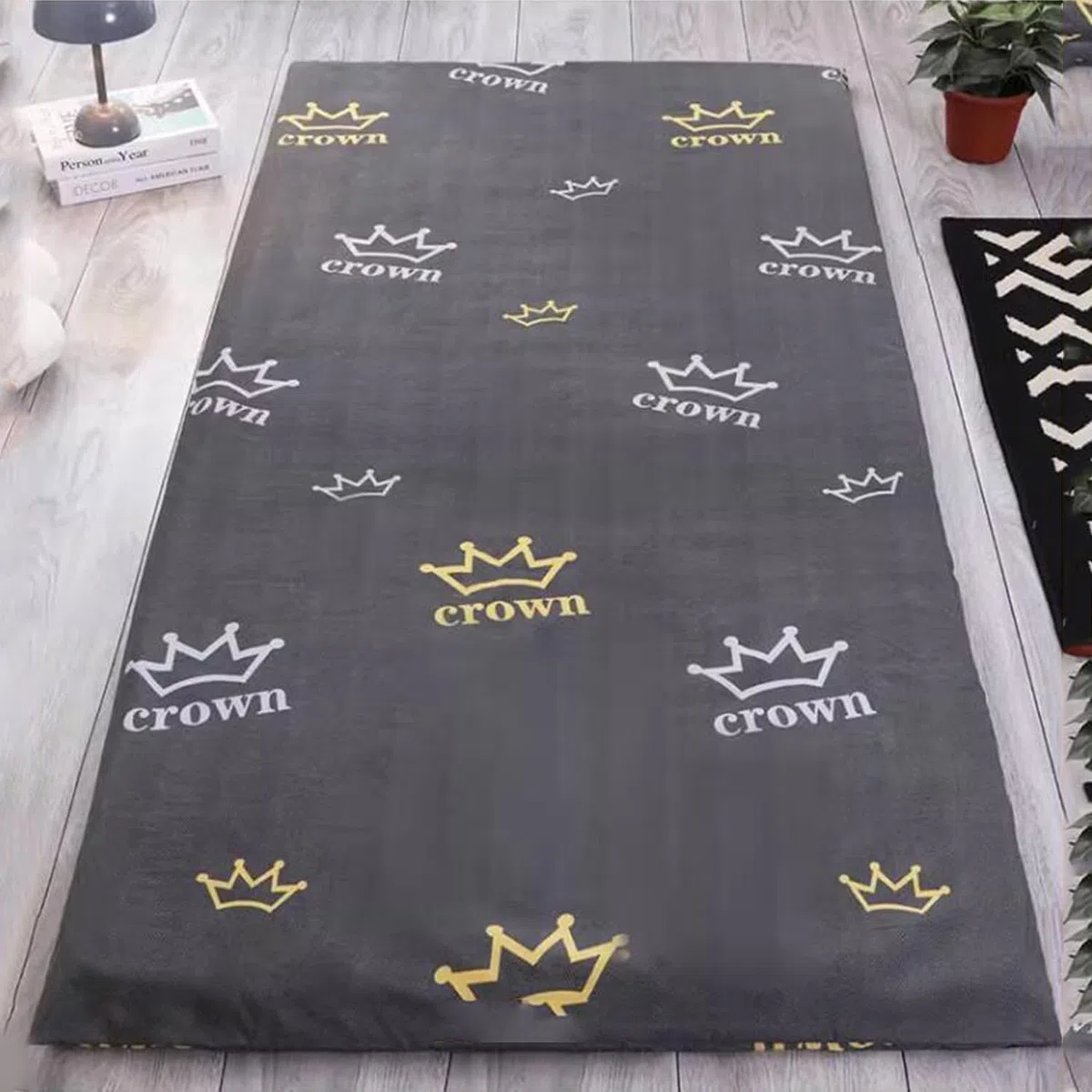 Coprimaterasso Futon Giapponese,Fodera Futon 100% Cotone con Cerniera,Protezione per Materassino Tatami Dormire per Full Queen King Twin Size,Lavabile Senza Materasso,Style1,80x190cm/31x75