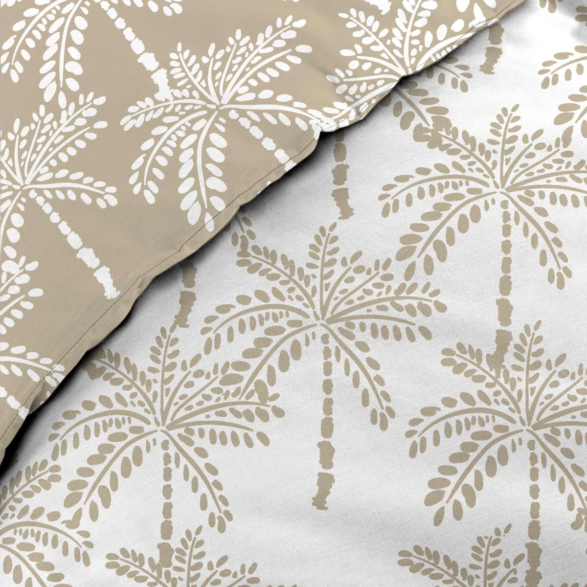 douceur d'intérieur, set da 3 pezzi (240 x 220 cm) Oliana, reversibile, 100% cotone
