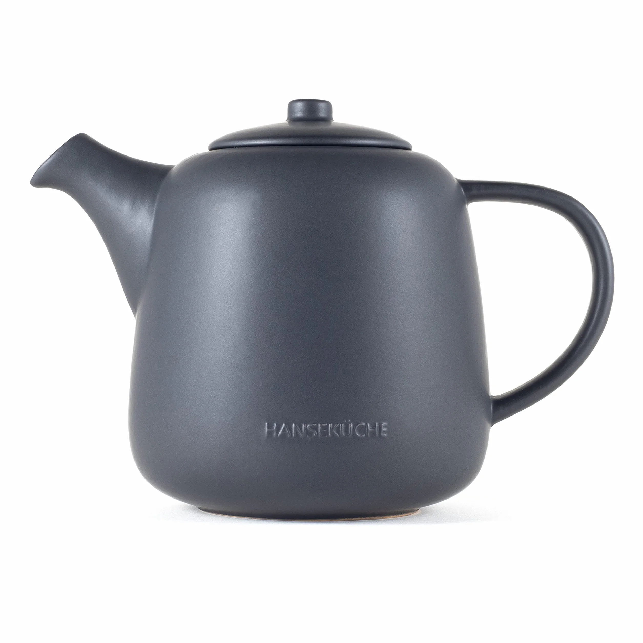 Hanseküche Teiera in Porcellana (1,3L) - Alta Qualità Con Inserto per Colino in Acciaio Inox 304 - Design in Ceramica per Tè e Bustine