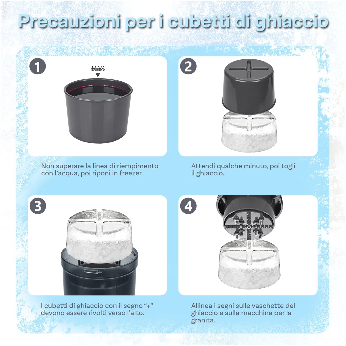 Accessorio Tritaghiaccio per KitchenAid 4,5-5 Quart Tilt-Head Stand Mixers di MMOBIEL – Con Regolazione di Rasatura e 8 Stampi per Ghiaccio Riutilizzabili – Per Dessert Shaved Ice e Bevande Fredde