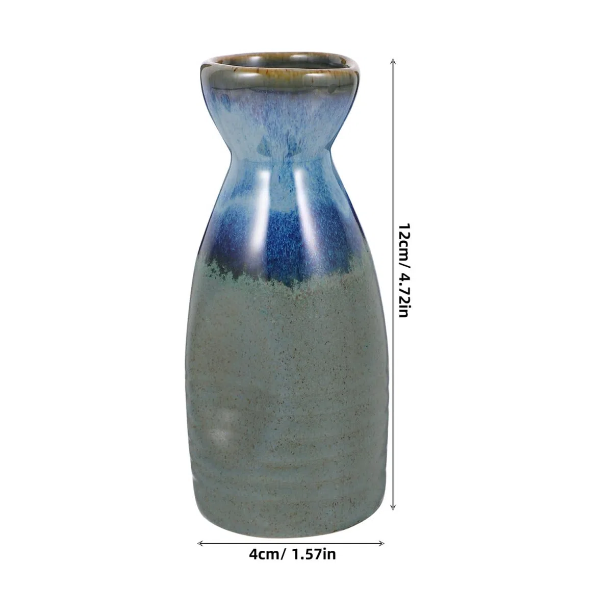 HEMOTON Set da sake giapponese in ceramica 1 barattolo 4 tazze servizio da sake tradizionale per la casa ristoranti regalo elegante