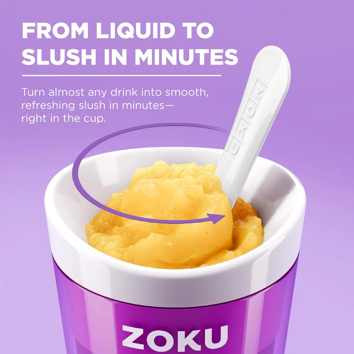 ZOKU Original Slush and Shake Maker, tazza per granite di granite fatte in casa, monodose, frullati di frutta e frappè in pochi minuti, senza BPA, squalo