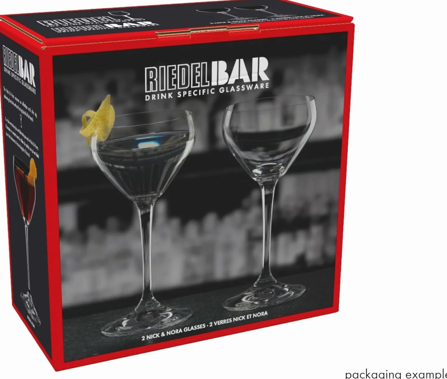 Riedel Nick & Nora 6417/05 - Bicchiere da cocktail, bicchiere in vetro per bevande specifiche, 113,6 ml, trasparente