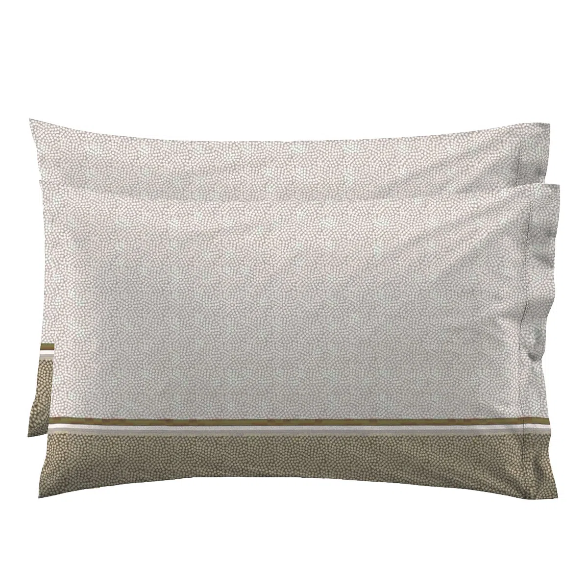 Set Lenzuola Made in Italy, Completo Letto Matrimoniale - 100% Cotone Lenzuolo Sopra 250x290 cm, Lenzuolo Sotto con Angoli 180x200x25 cm e 2 Federe 52x82 cm - per Tutte le stagioni (Tortora)