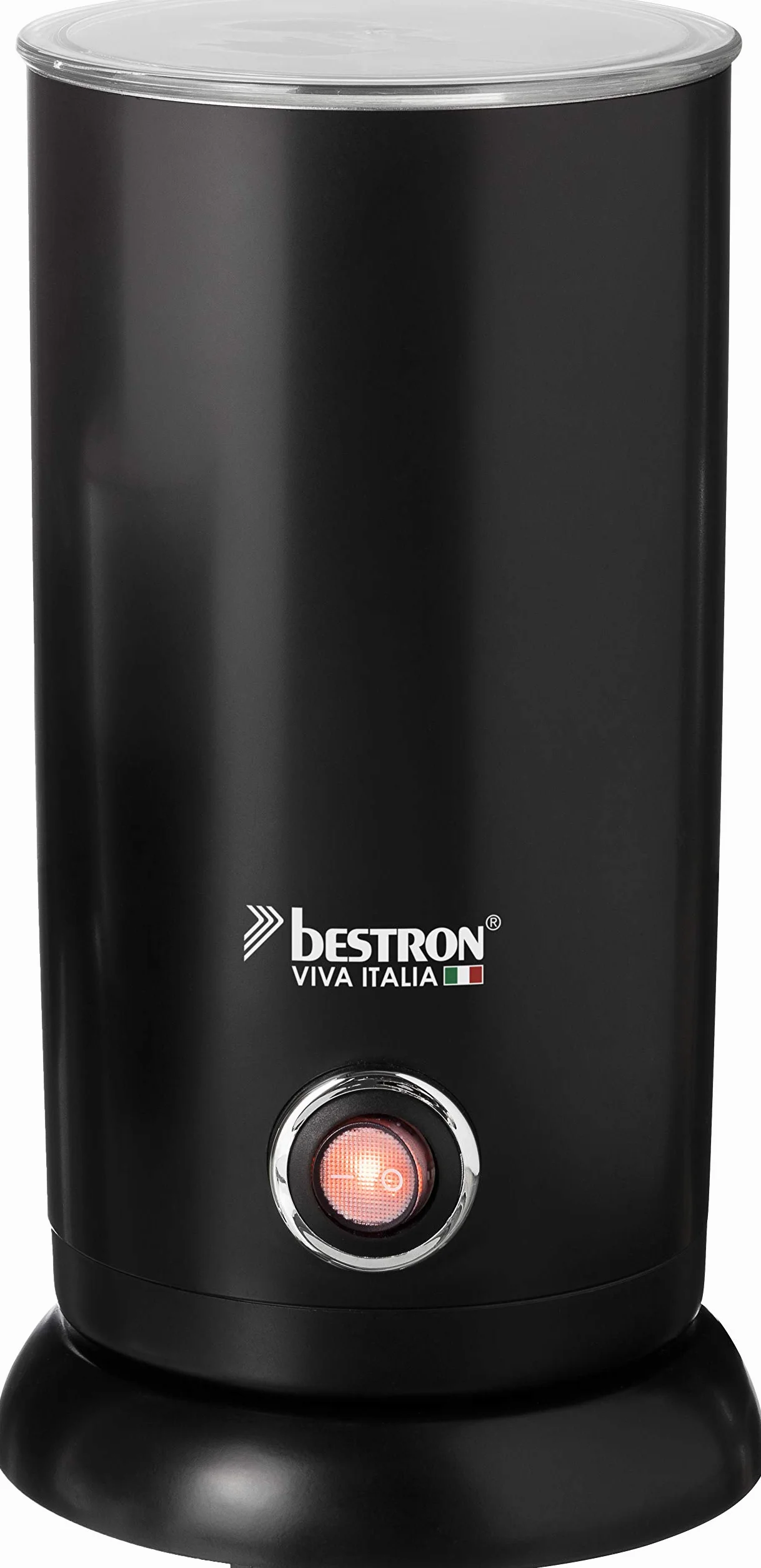Bestron Montalatte elettrico , con base a 360° e capacità fino a 300 ml, collezione Viva Italia, 550 watt, colore: nero