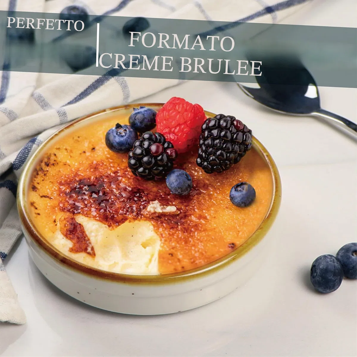 ONEMORE 6 Pirottini da Forno, 11,4 cm, 118 ml Stampo per dolci rotondi in porcellana, Mini stampi per soufflé, Rameins per Creme Brulee, Muffins Quiches, Torte