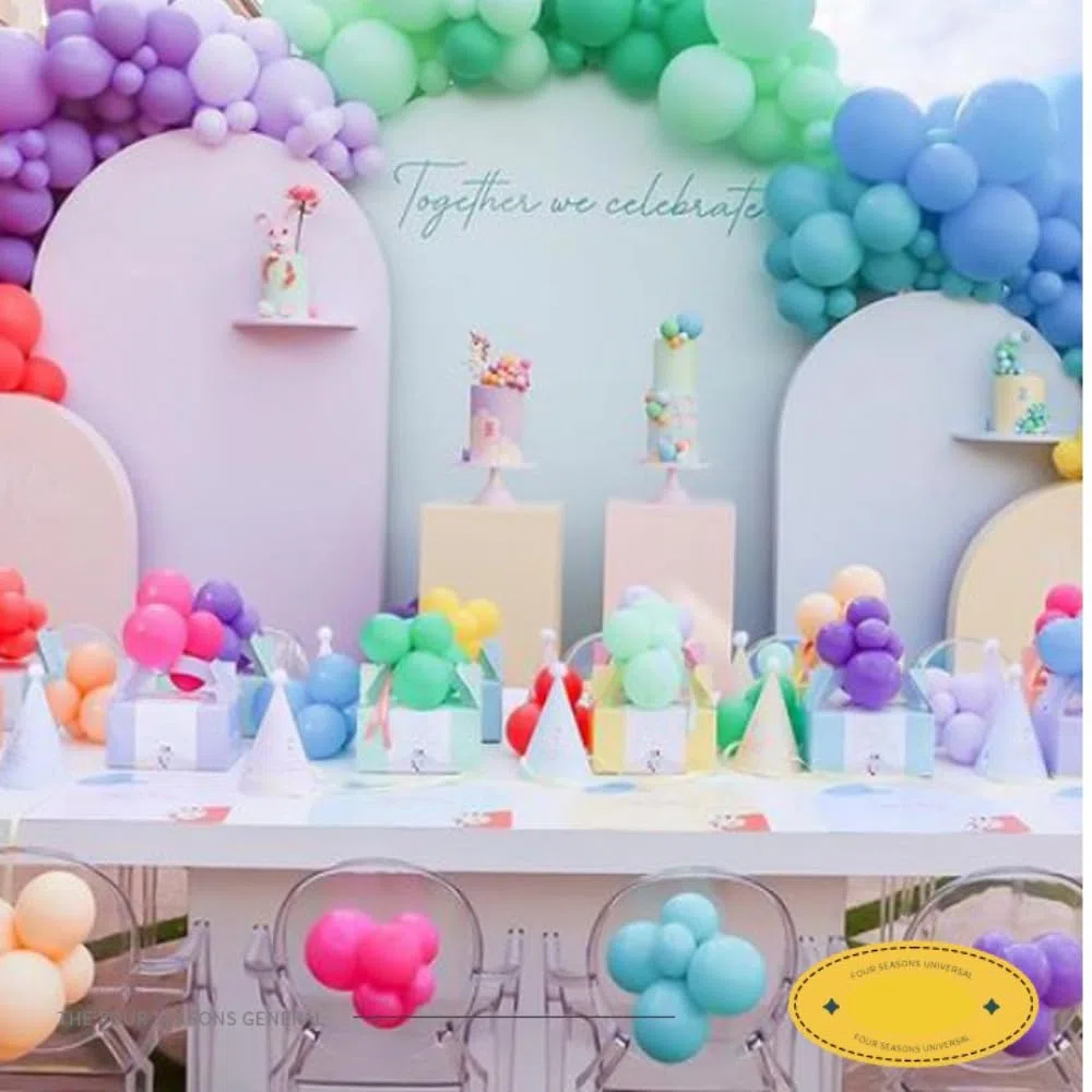 Coprisedia per arco di nozze, supporto elastico per arco di nozze, copertura per sfondo, copertura multifunzionale per arco per festa di compleanno, banchetto, cerimonia, decorazione, blu