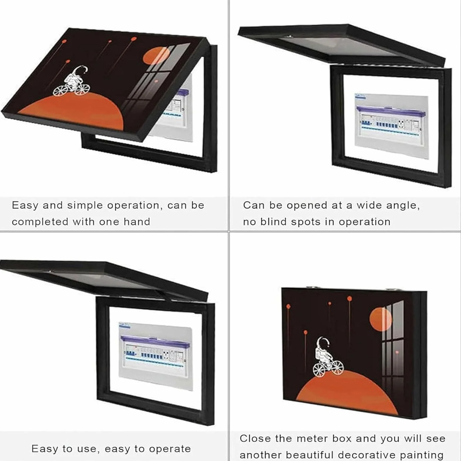 Copertura del Contatore Elettrico Pittura Decorativa Quadro Decorativo della Scatola di Distribuzione per Interni Copertura Decorativa Moderna,05,40 * 30cm
