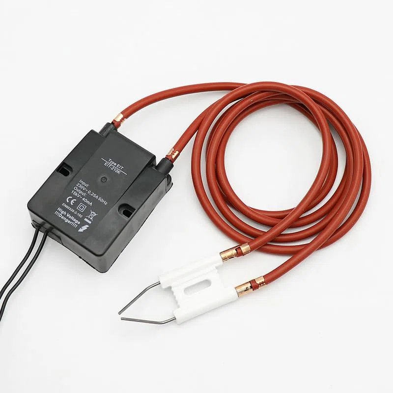 220V Elettrodo di Accensione di Ceramica Bruciatore di Combustibile Ad Alta Tensione di Impulso di Accensione Bruciatore di Olio di Scarto di Ceramica di Accensione Ago Igniter