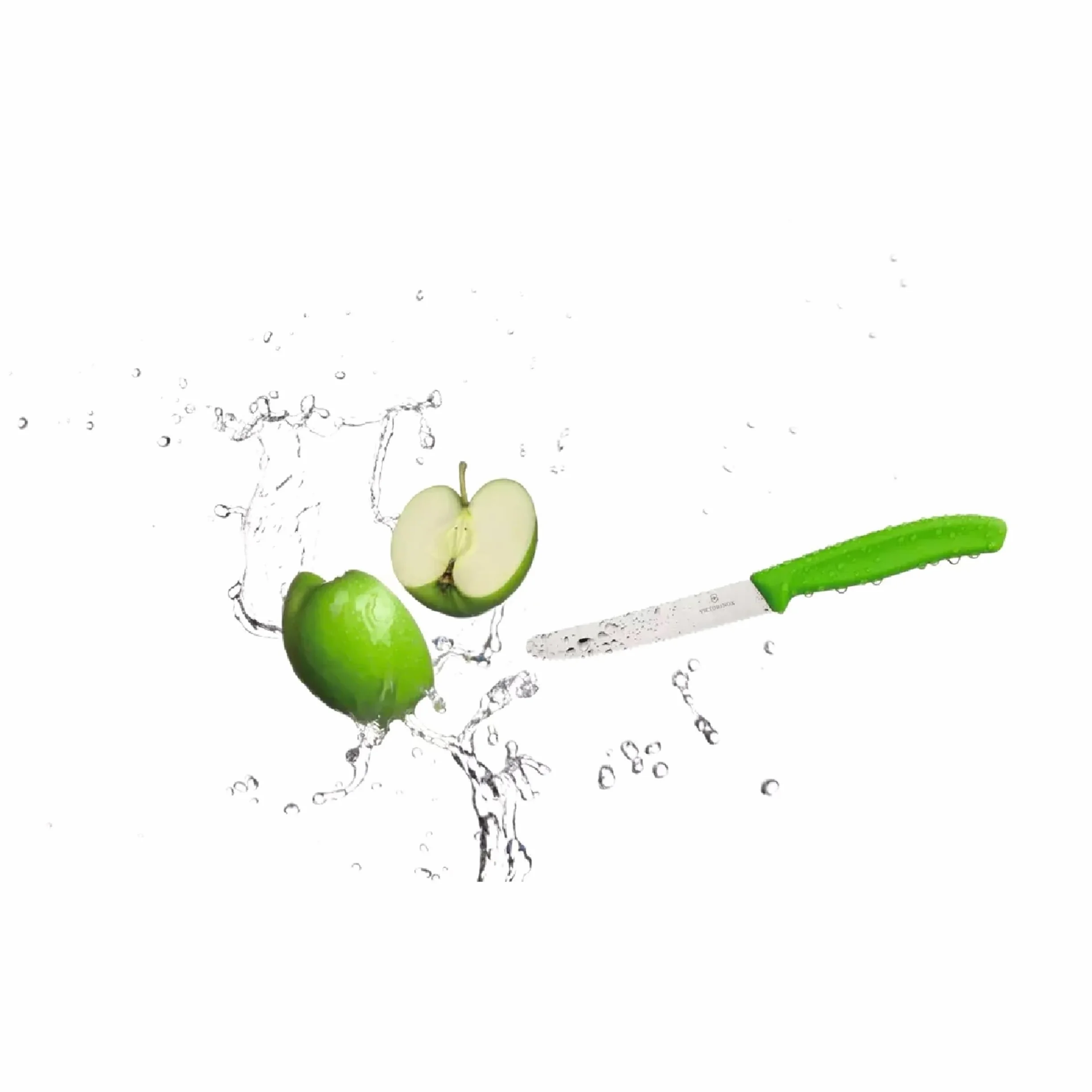 Victorinox | Coltello da tavola Swiss Classic | 6 pezzi | Verde menta | lama dentellata extra affilata | Swiss Made | ideale anche come coltello per panini