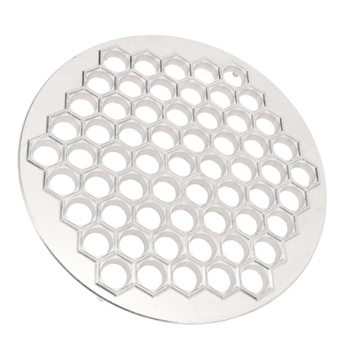 Maker di Gnocchi Russo, 61 Buche in Lega di Alluminio Ravioli, Produttore di Pelmeni Stampo per Gnocchi Russo, Strumento per la Creazione di Fai da Te per la del