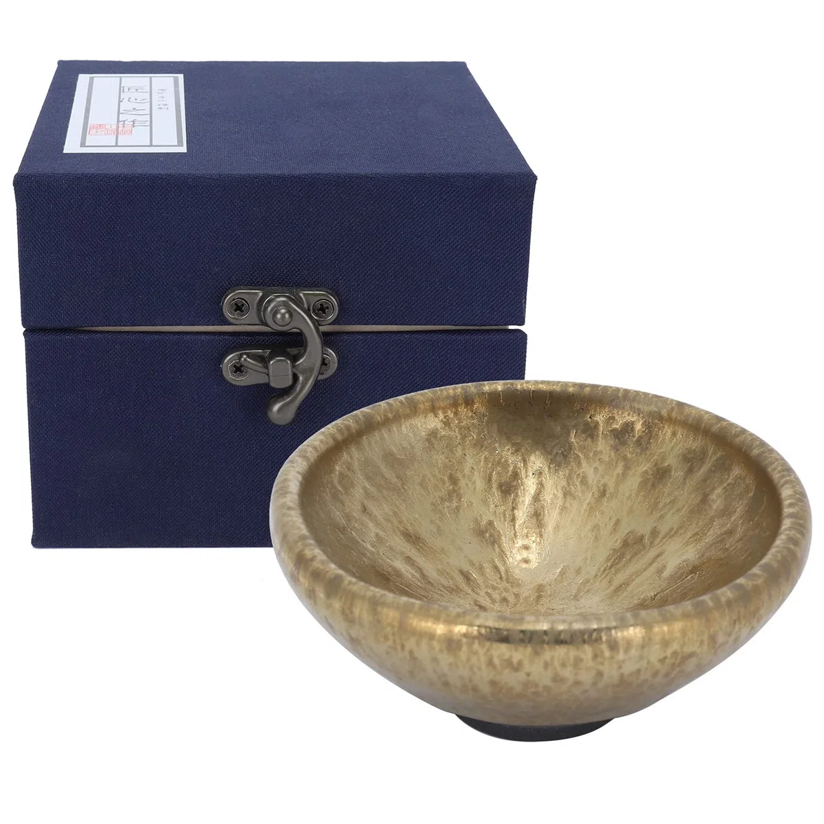 Tazza da Tè in Ceramica Cinese Jianzhan, Tenmoku Mini Tazza Fatta a Mano per Cerimonia del Tè Kungfu, Artigianato Tradizionale per Casa, Ufficio e Regali