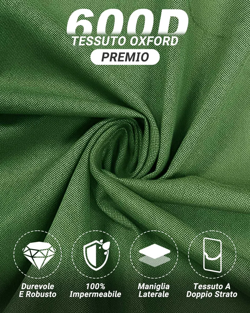 Porta Albero Di Natale, 125x38x50cm Impermeabile, Durevole Sacca per Albero Di Natale, Adatto per alberi di Natale da 6-7,5 piedi (Staccabile), per Mobili Di Piccole/Medie Arredamento