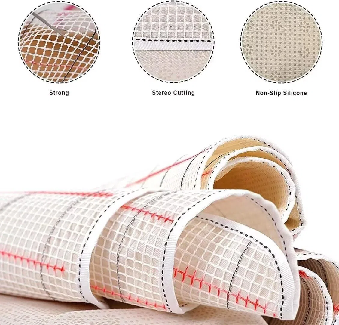 ROCKY&CHAO - Set di uncinetti per tappeti fai-da-te, per la realizzazione di tappeti per adulti e bambini, punto croce, decorazione per la casa, 60 * 40 cm - 0507A