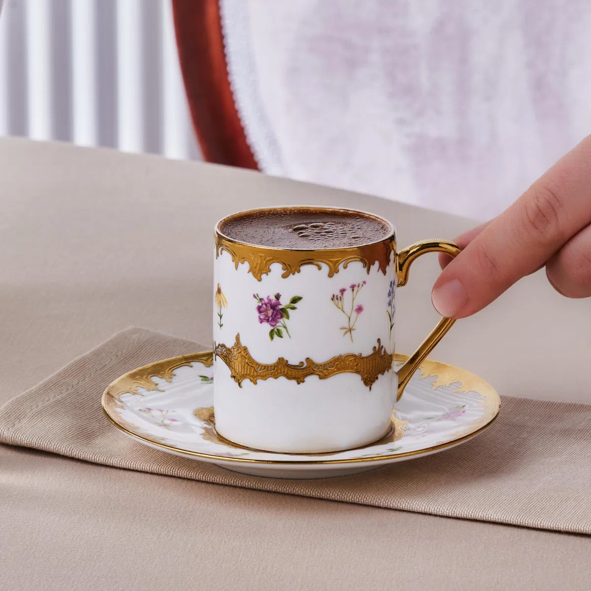 KARACA CAFFÈ PER 6 PERSE, MULTICOLORE