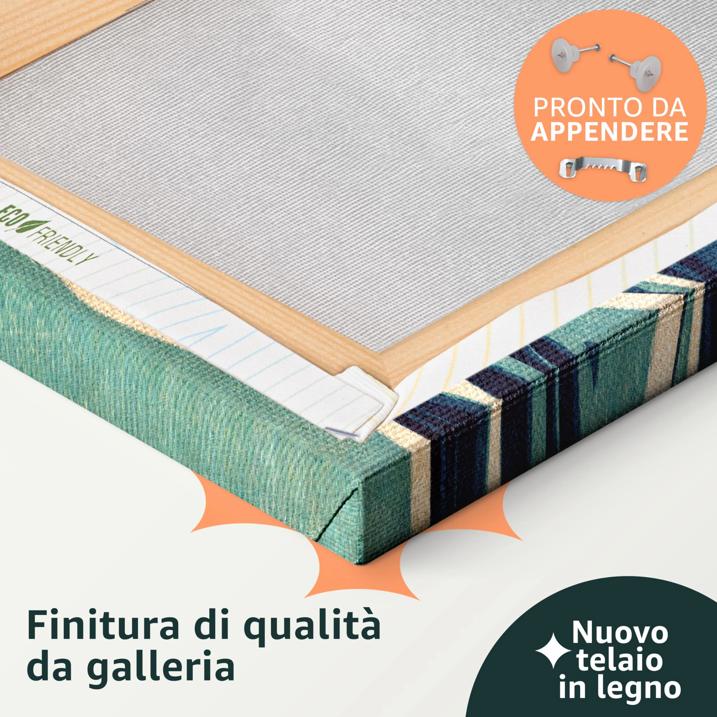 murando - Quadro Mappamondo 150x60 cm 5 pezzi Stampa su tela XXL Immagini Moderni Quadri Murale Fotografia Grafica Soggiorno Decorazione da parete Rosa dei Venti Blu Terra Mondo k-A-0415-b-m